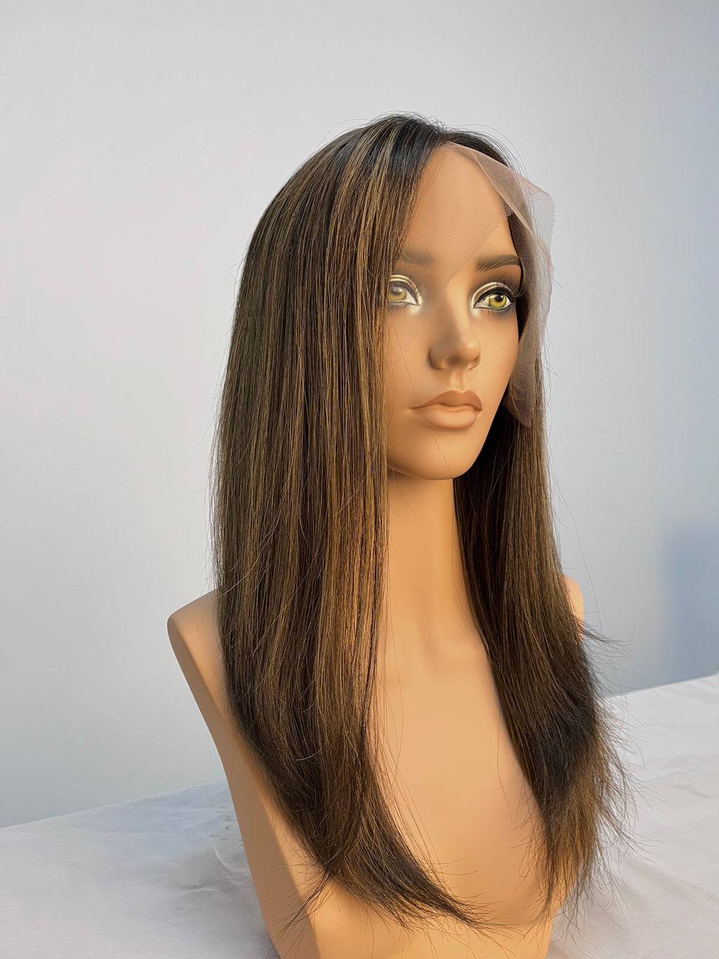 Custom Color Blended Wig with Dimensional Highlights for Unique Style