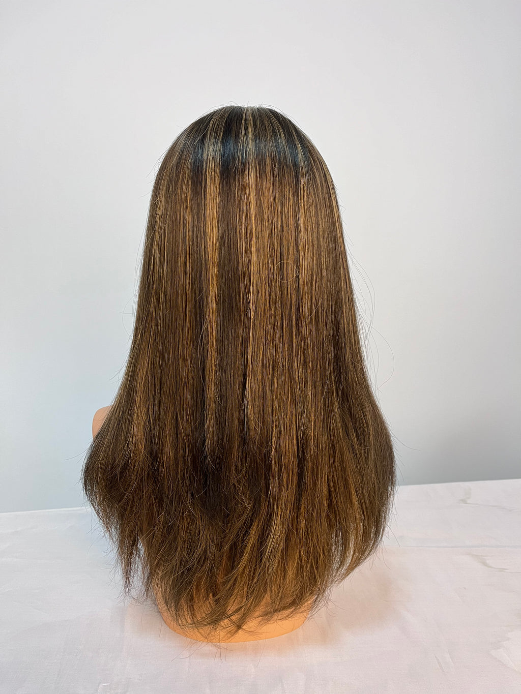 Custom Color Blended Wig with Dimensional Highlights for Unique Style