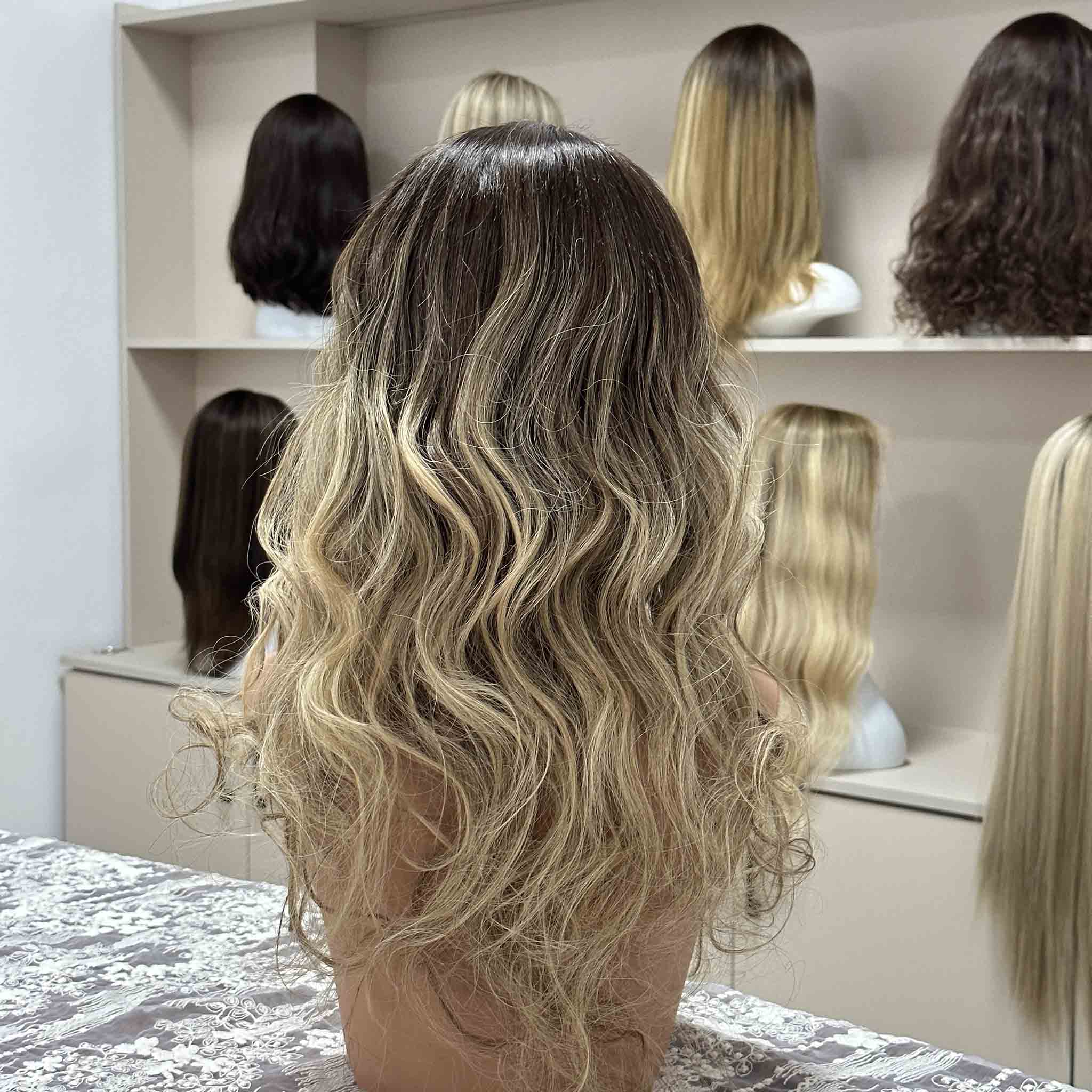 Breathable Full Lace Human Hair Wig with Realistic Hairline for Versatile Styling