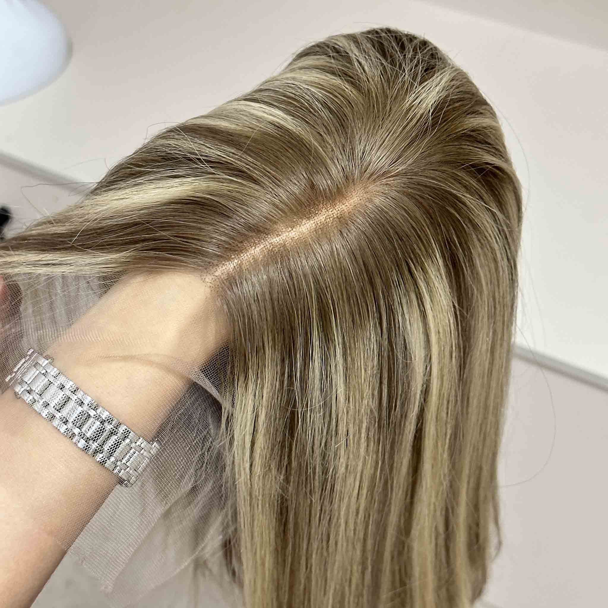 HD Invisible Hairline Kosher Wig with Baby Hair for Undetectable Finish