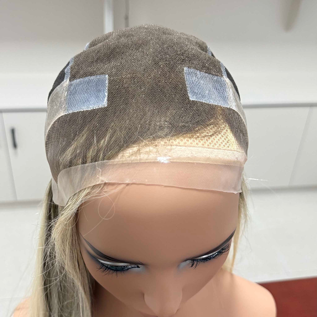 No Glue Grip Wig with Medical Grade Silicone for Hair Loss Solutions
