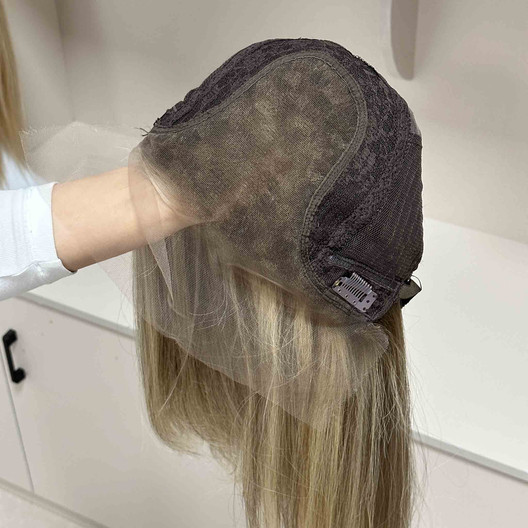 HD Invisible Hairline Kosher Wig with Baby Hair for Undetectable Finish