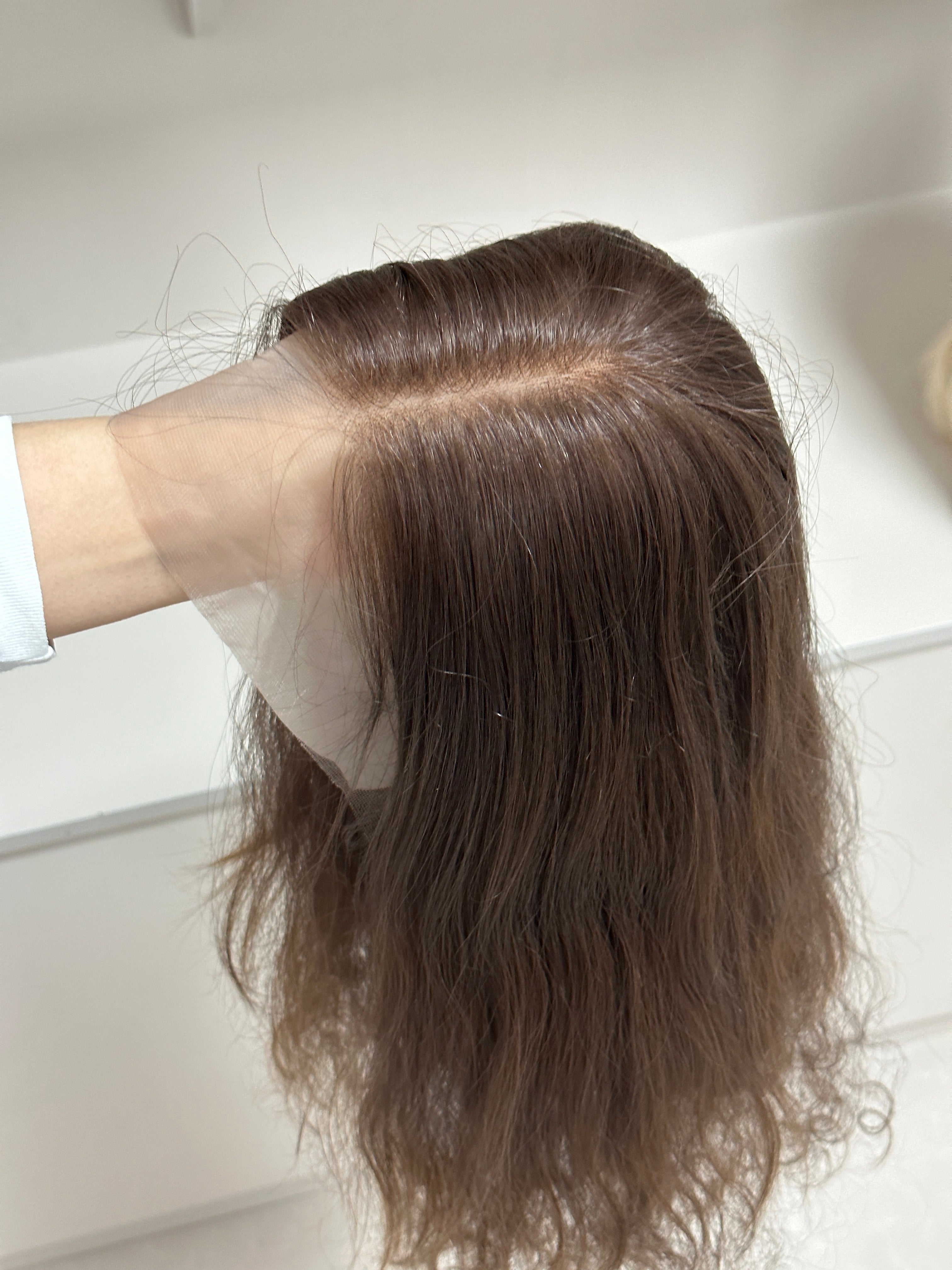 Elegant Bridal Hair Wig with Sleek Bun Style for Classic Look