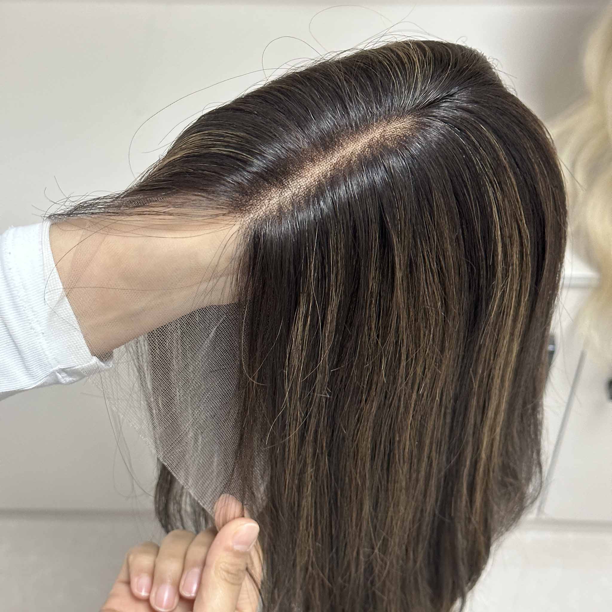Natural Looking Jewish Lace Front Wig with Pre Plucked Hairline for Glatt Kosher Lifestyle