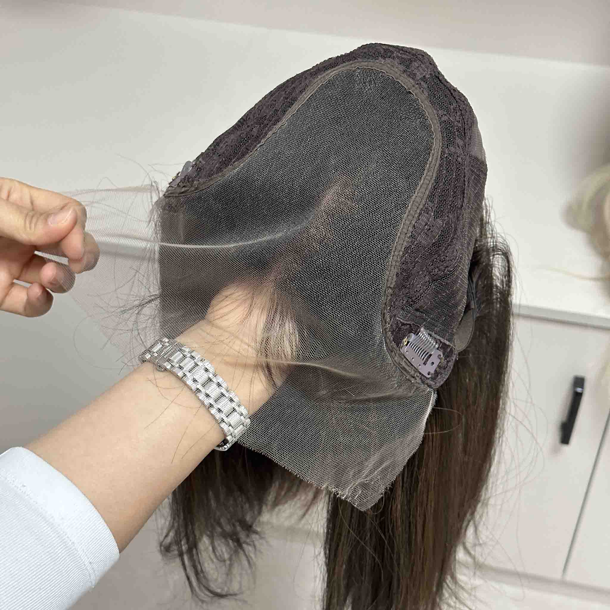 Natural Looking Jewish Lace Front Wig with Pre Plucked Hairline for Glatt Kosher Lifestyle