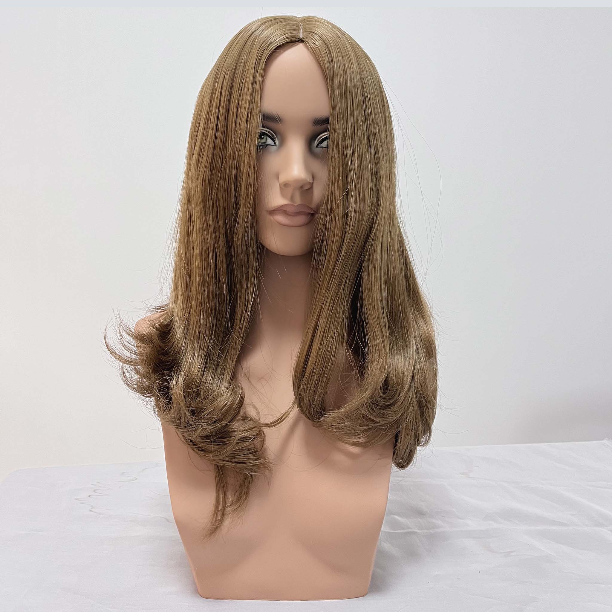 Kosher Certified Wig with Breathable Hand-Knotted Cap