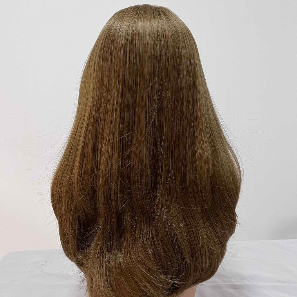Kosher Certified Wig with Breathable Hand-Knotted Cap