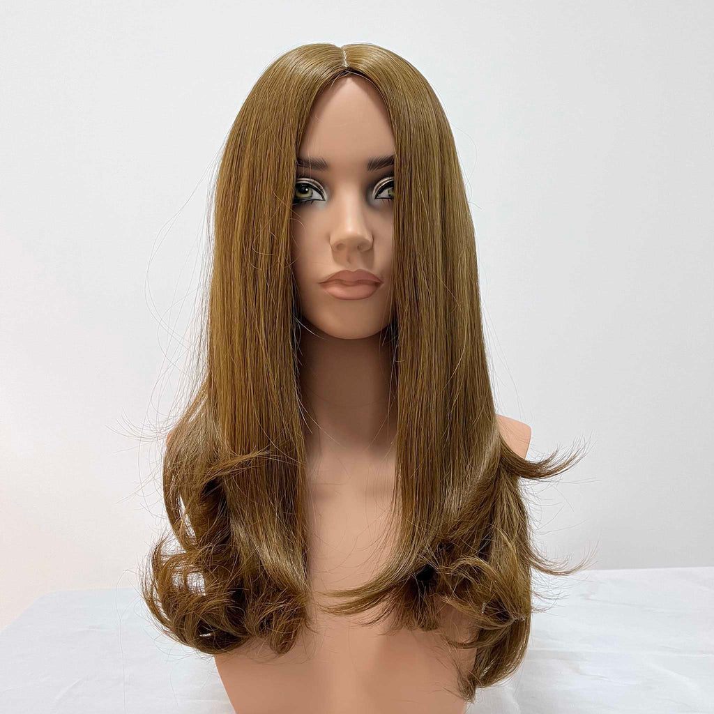 Voluminous Silk Base Wig with Body Wave Texture for Full Look