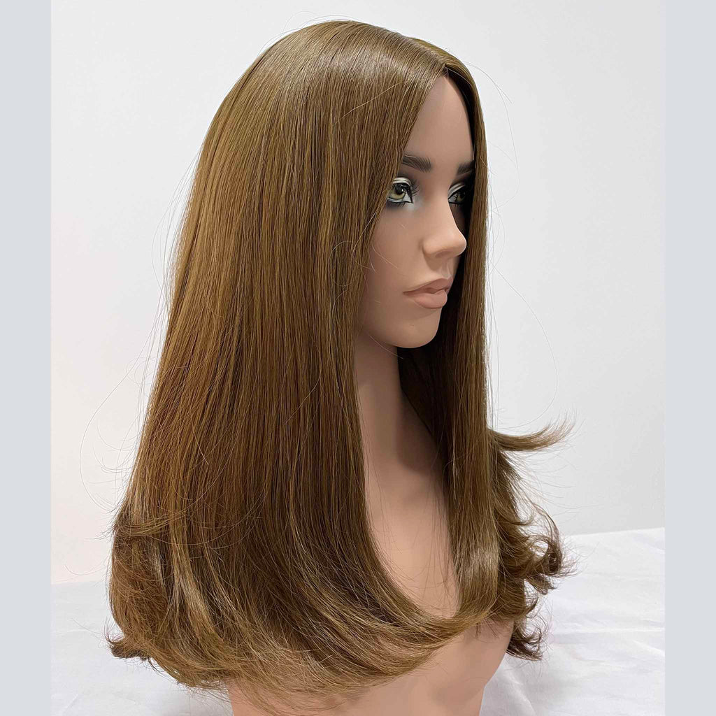 Voluminous Silk Base Wig with Body Wave Texture for Full Look