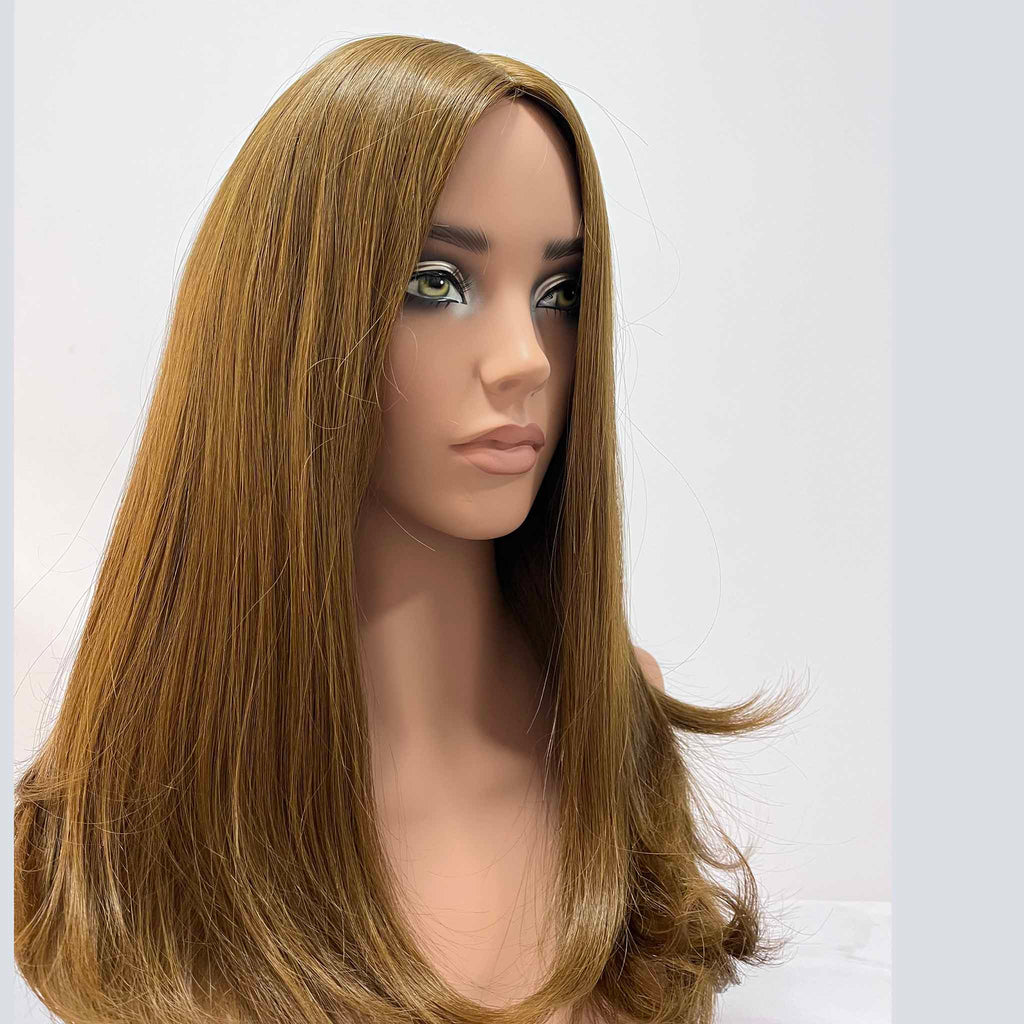Voluminous Silk Base Wig with Body Wave Texture for Full Look