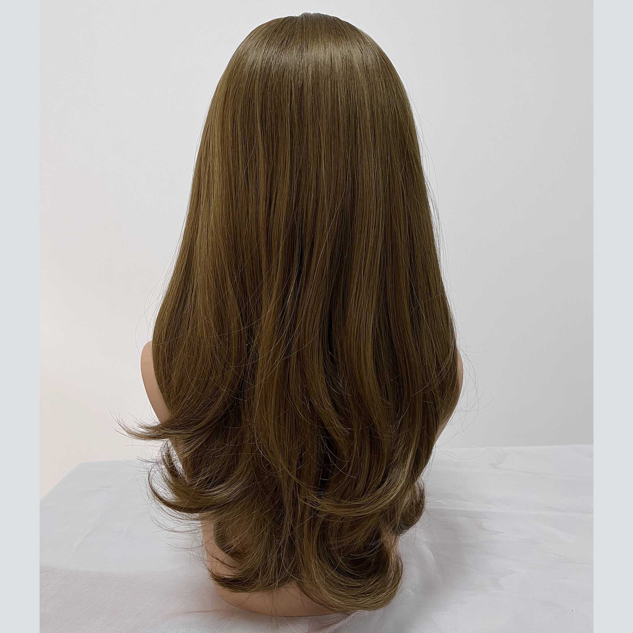 Voluminous Silk Base Wig with Body Wave Texture for Full Look