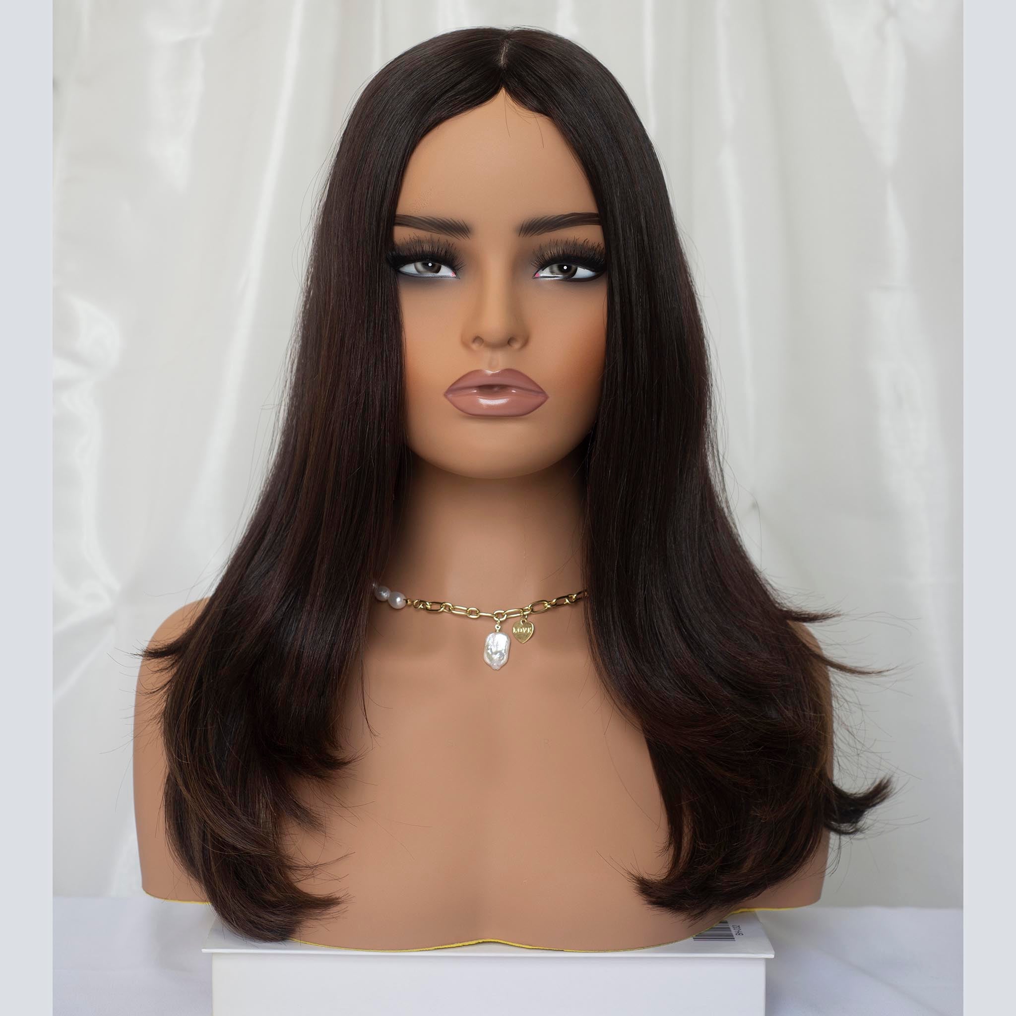 Luxury European Virgin Hair Sheitel under Rabbi Supervision for Daily Wear