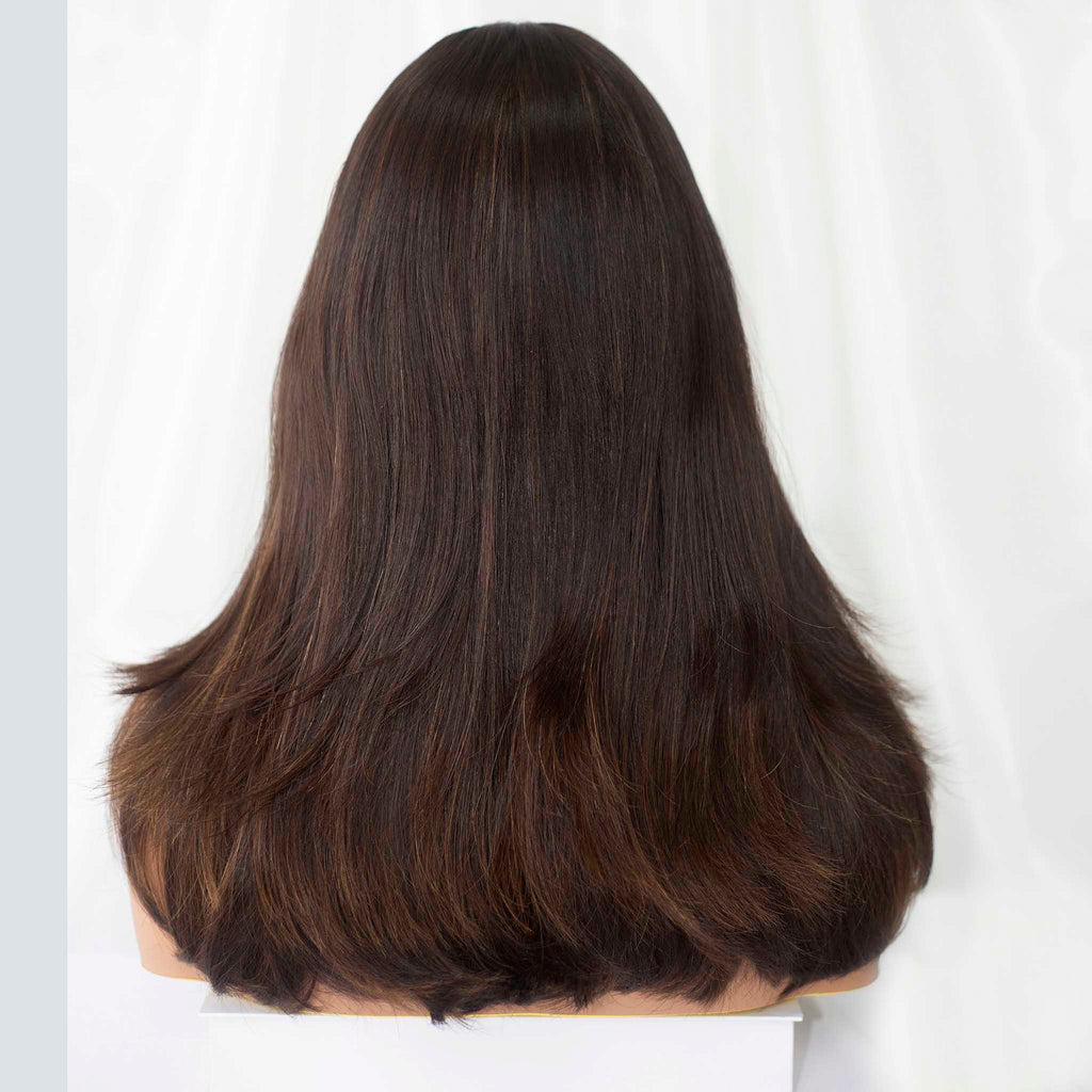 Luxury European Virgin Hair Sheitel under Rabbi Supervision for Daily Wear