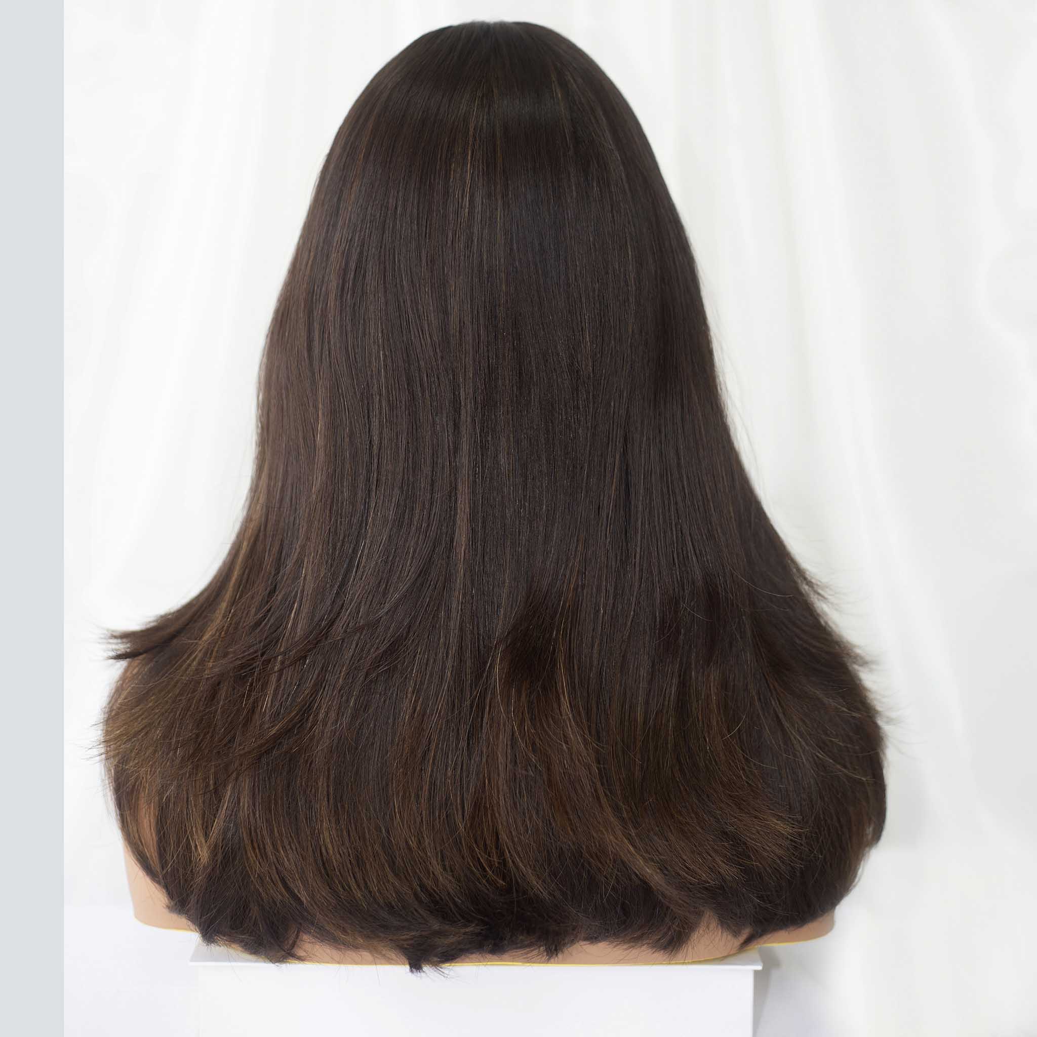 Luxury European Virgin Hair Sheitel under Rabbi Supervision for Daily Wear