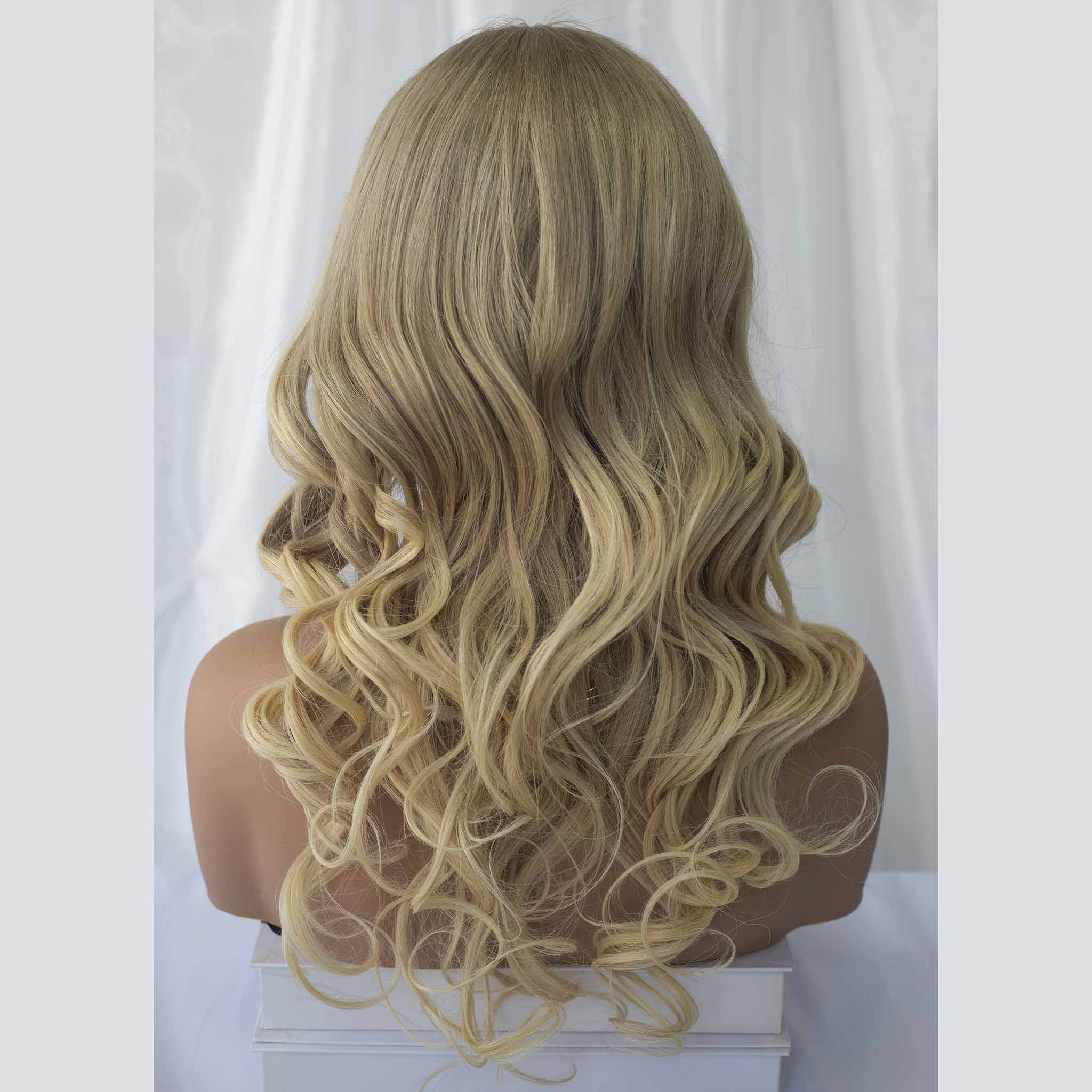 European Hair Full Lace Cap Wig with Realistic Scalp Illusion