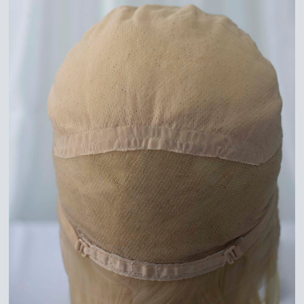Soft Blonde Hand Tied Wig with Layered Cut for Fashion Forward Style