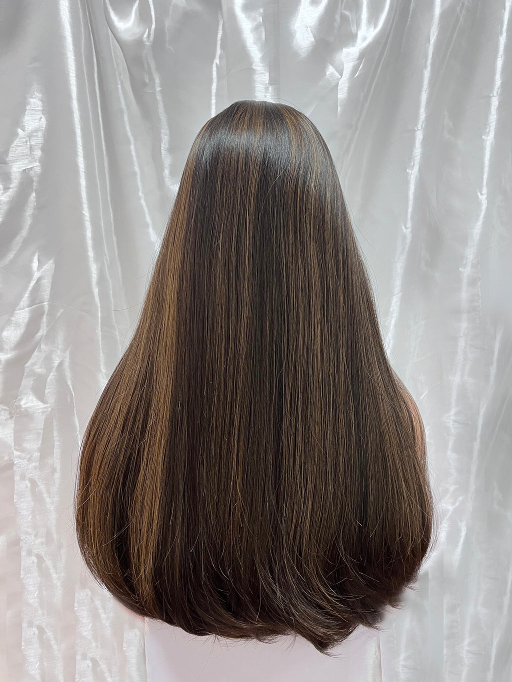 Luxury Silk Top Wig with Hand-Tied Construction for Natural Movement