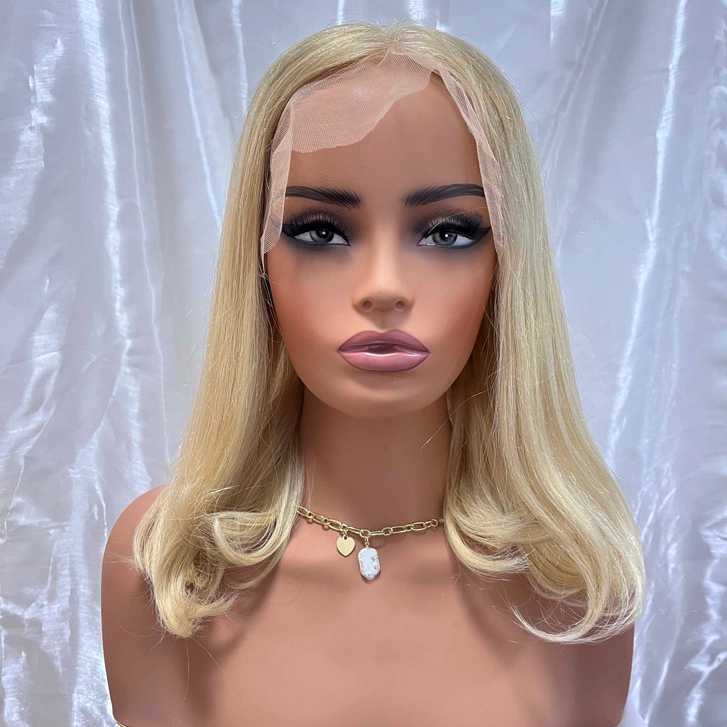 Undetectable 13x4 Lace Front Wig with Pre Plucked Hairline and Bleached Knots